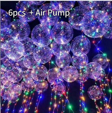 Helium Floating Air Led Glowing Balloon Party – image 10