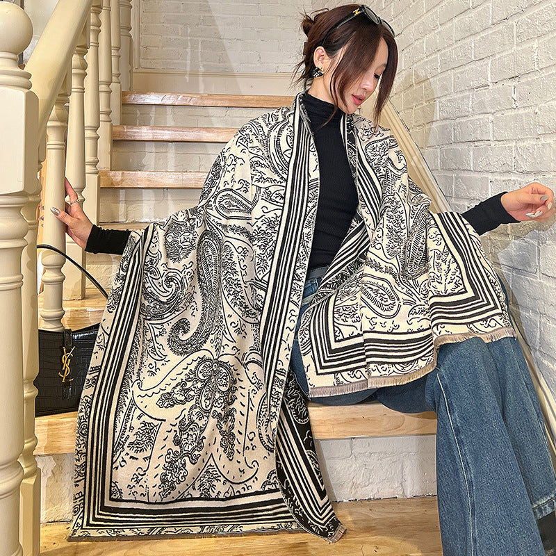 Women's Thick Warm Winter Scarf – image 9