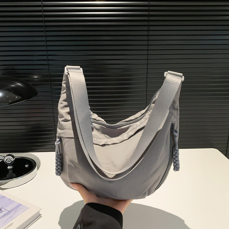Nylon Washed Cloth Shoulder Bag Large-capacity – image 11