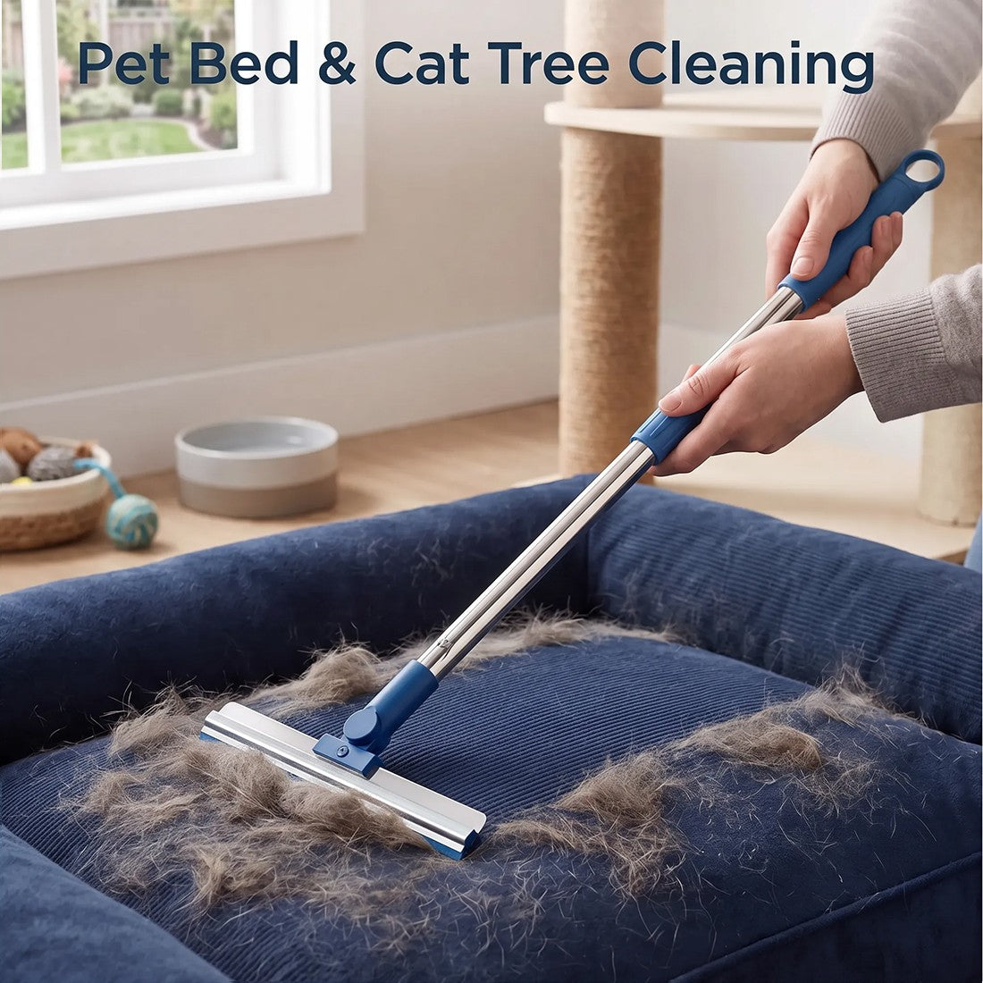 Rubber Broom Pet Hair Brush Set Carpet Cleaner Brush – image 9