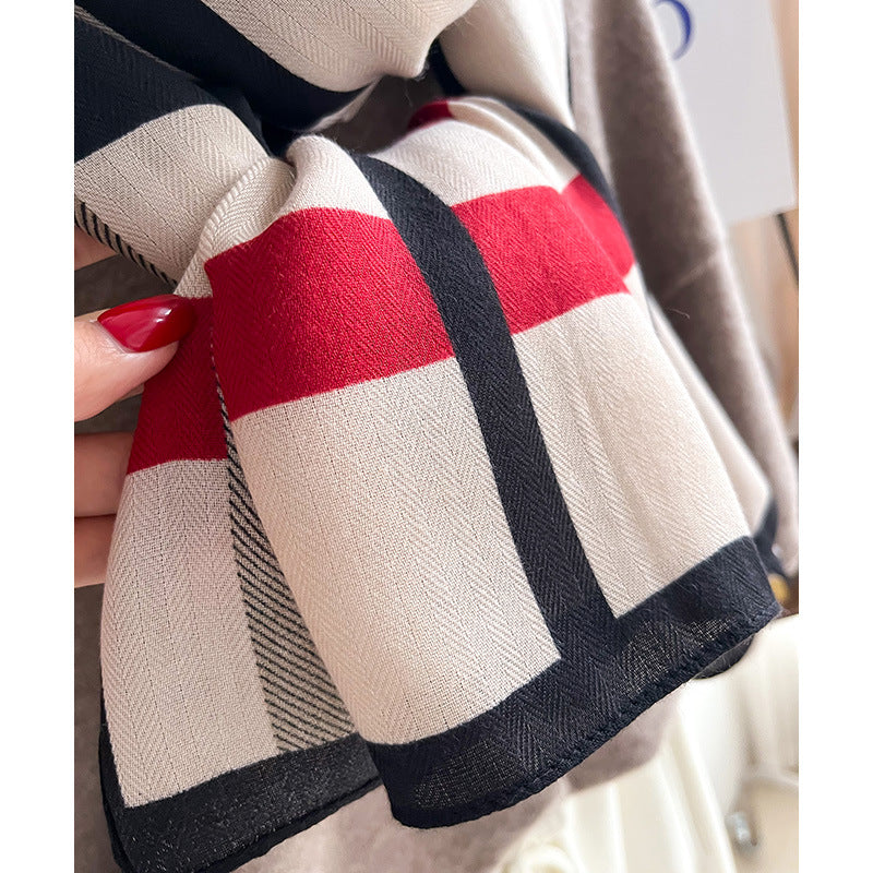 Autumn & Winter Warm Scarf Shawl – image 4