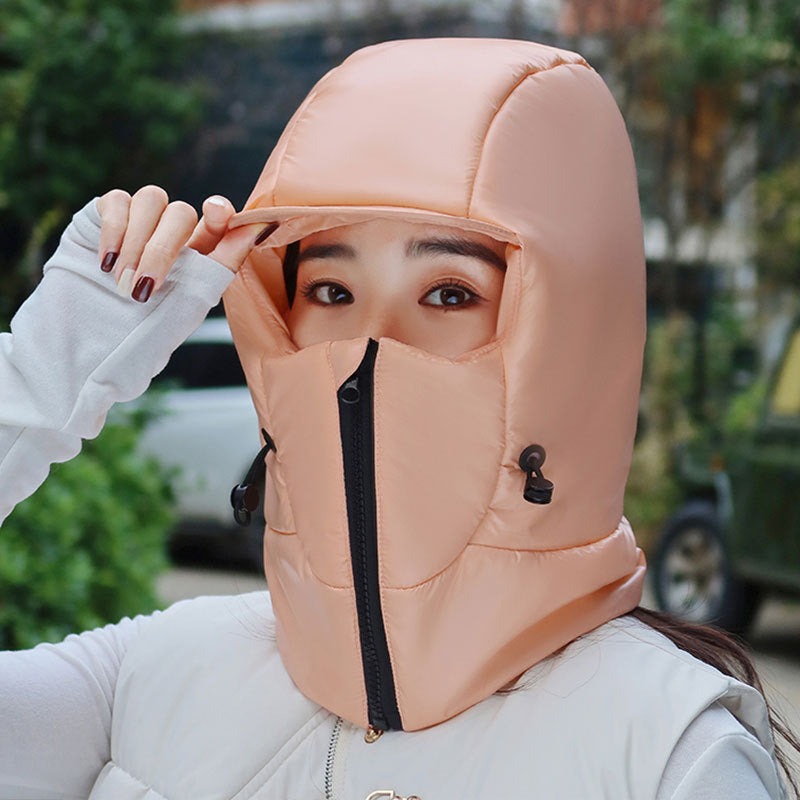 Women's Winter Warm Hat with Ear Protection & Scarf – main image