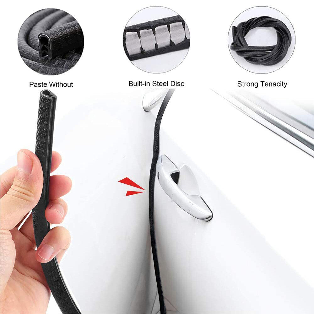 12M Car Door Boot Edge Protector Strip Trim U Shape – image 2