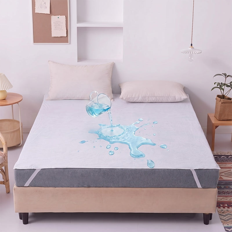 Mattress Protector with Elastic Straps – Soft Breathable Bed Cover – image 3