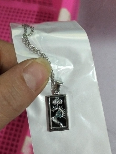Fashion Tarot Necklace With Rhinestones Diamond Set – image 14