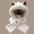 Autumn And Winter Cute Furry Fox Ear Hat – image 6