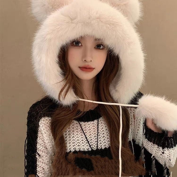 Thick Warm Ushanka Hat with Earflaps – main image