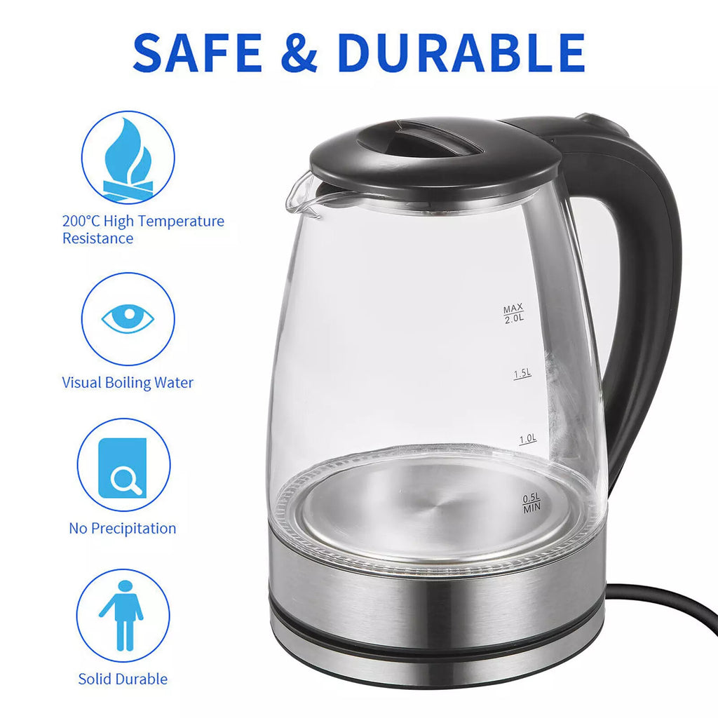 2L Glass Electric Kettle – image 5