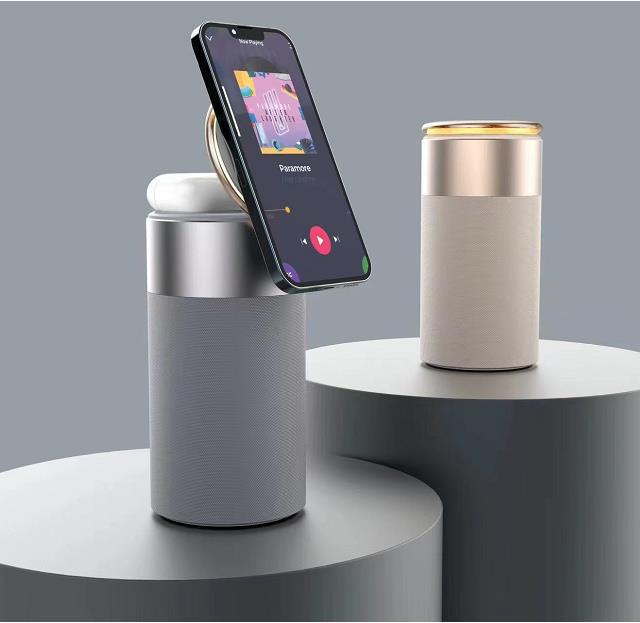 3-in-1 Wireless Charger, Speaker & Touch Lamp