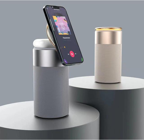 3-in-1 Wireless Charger, Speaker & Touch Lamp