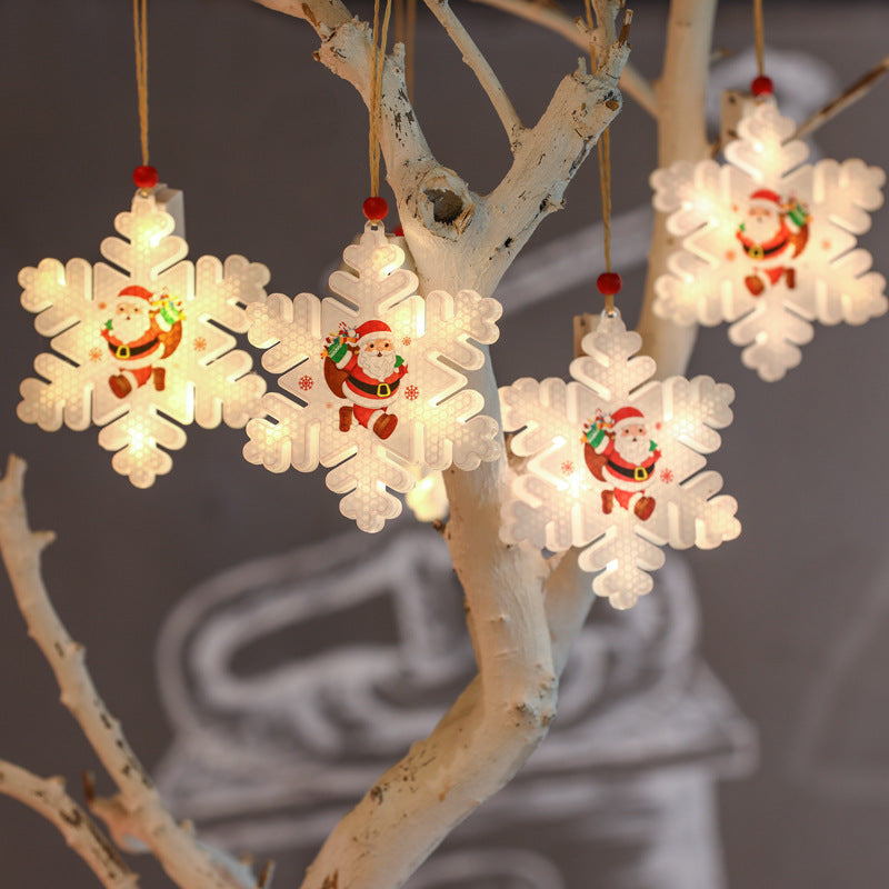 Christmas suction-cup hanging window lights – main image