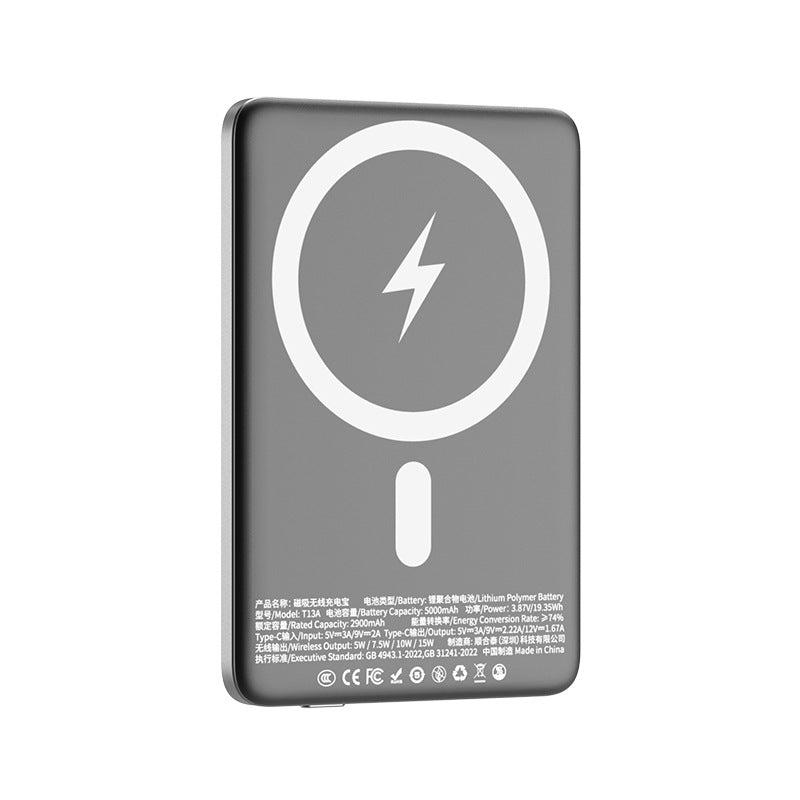 Ultra-Thin Magnetic Wireless Power Bank – PD 20W – image 5