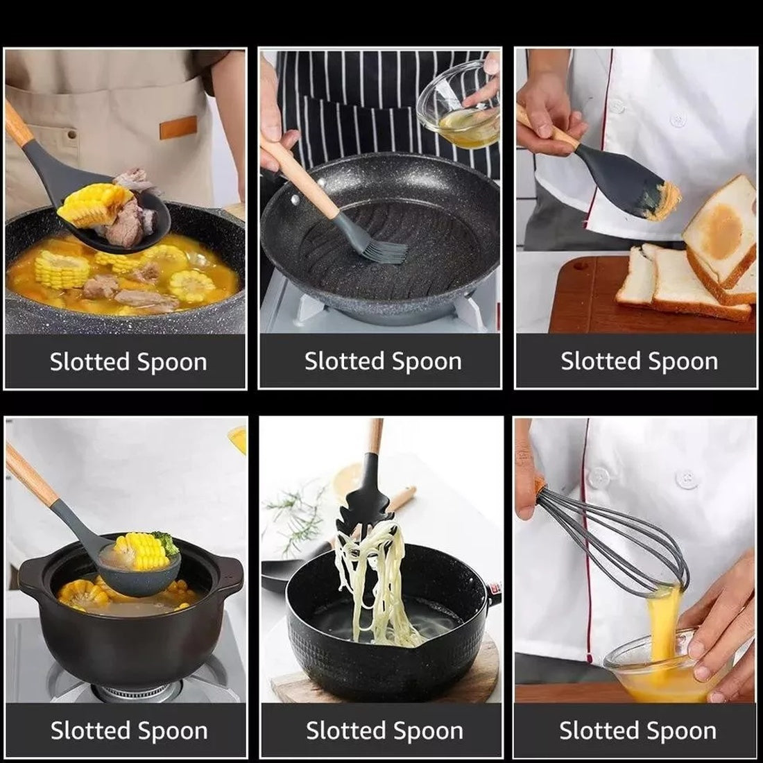 14-Piece Silicone Kitchen Utensil Set – image 6