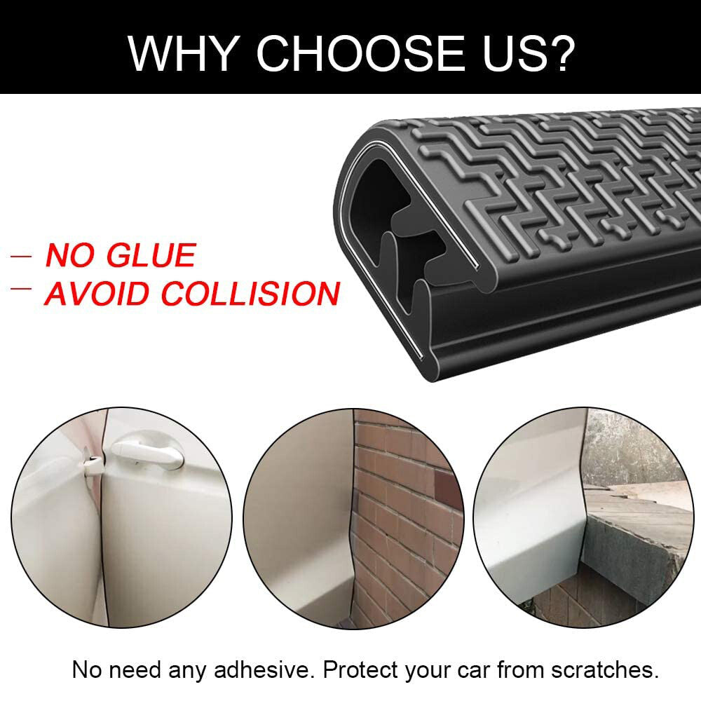 12M Car Door Boot Edge Protector Strip Trim U Shape – image 6
