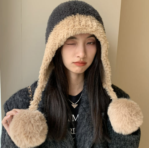 Fleece-Lined Knitted Bobble Hat – image 7