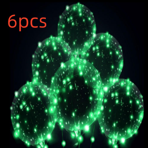 Helium Floating Air Led Glowing Balloon Party – image 12