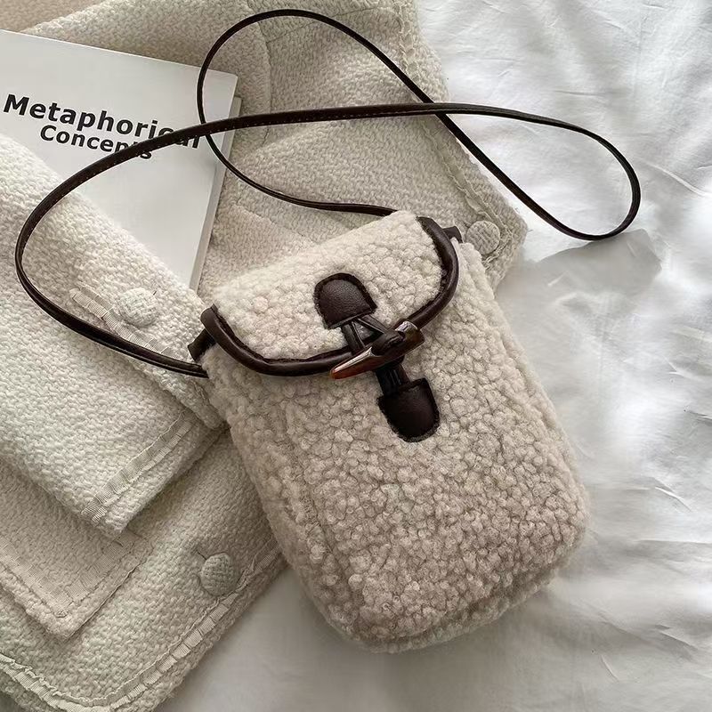 Teddy plush crossbody bag - image 6