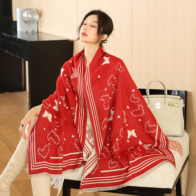 Women's Thick Warm Winter Scarf – image 16