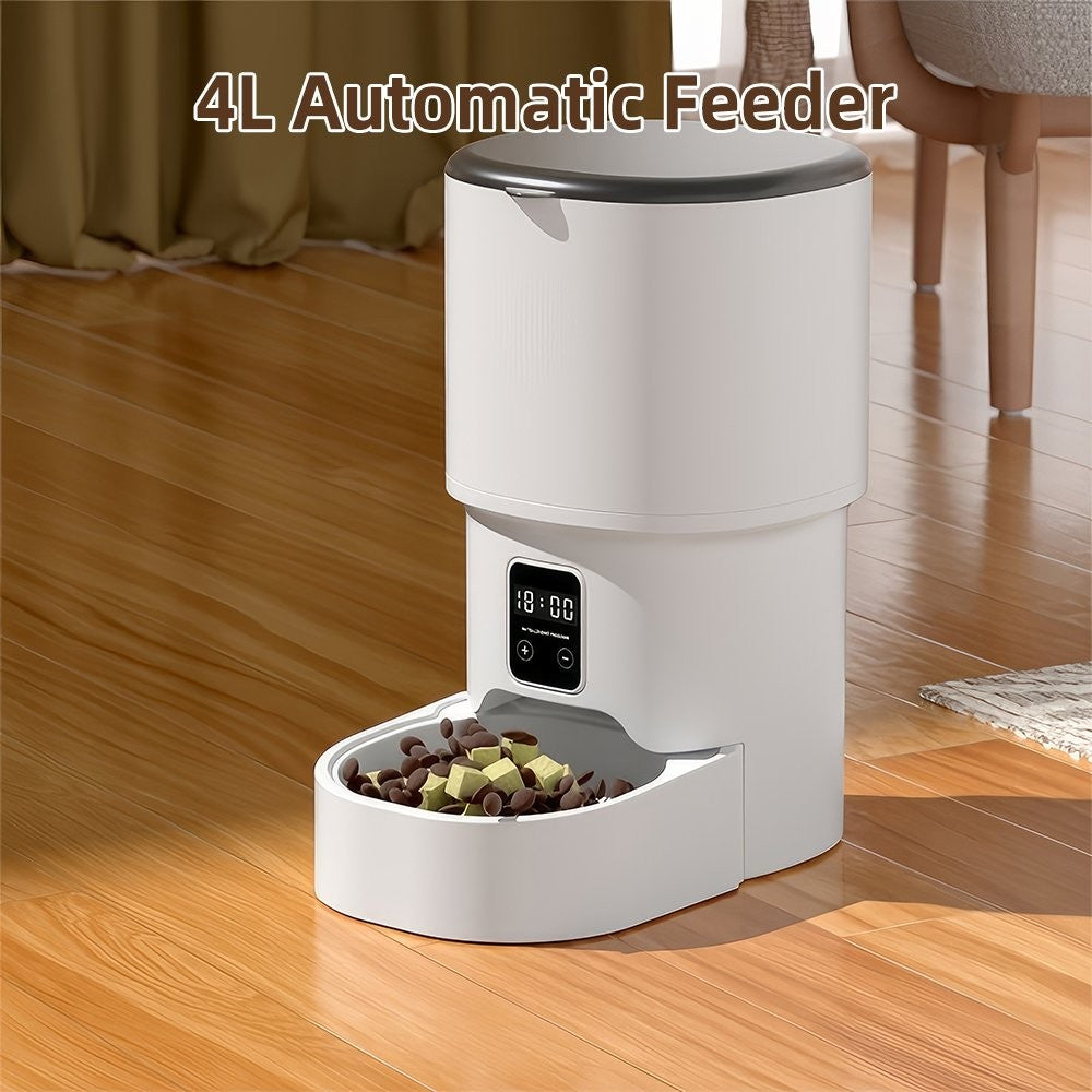 4L Pet Cat Feeder Automatic With Timer Food Dispenser – image 4