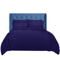 Satin Stripe Duvet Cover Set – image 1